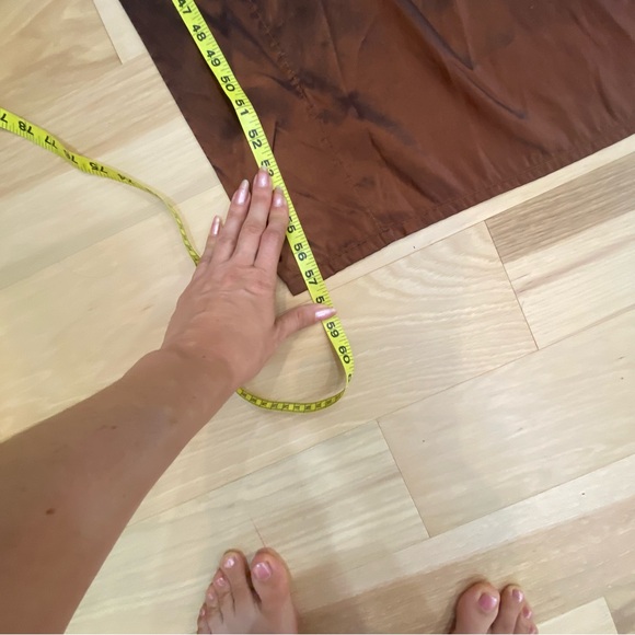 Burgandy Red/black fabric 4 pieces set 57”x 111” perfect for curtains - Picture 5 of 5